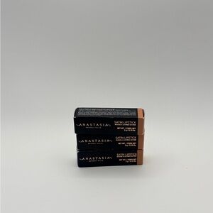 Anastasia Beverly Hills Satin Lipstick honey toupe authentic 2 pack NEW
